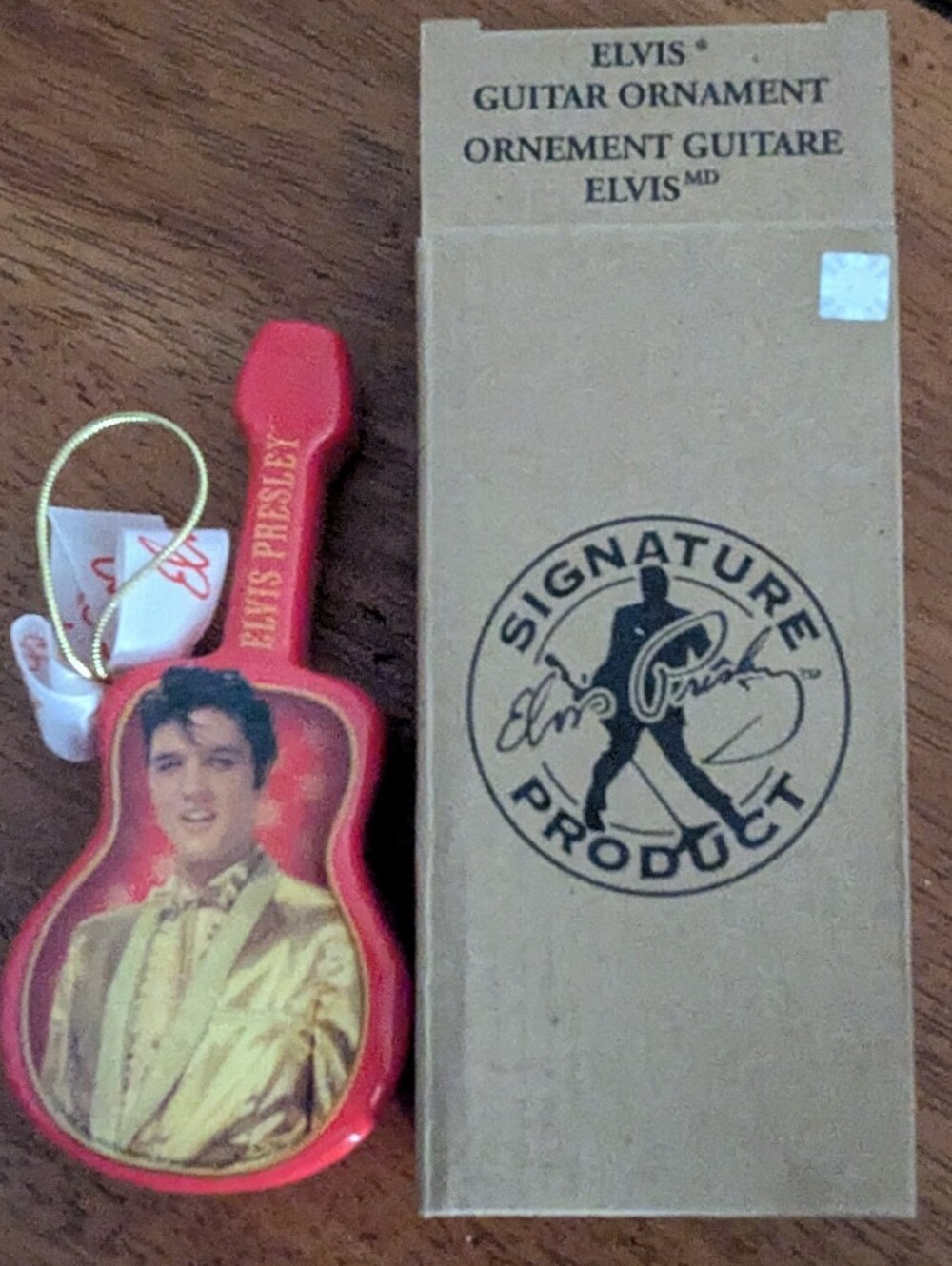 Elvis Guitar Ornament Boxed